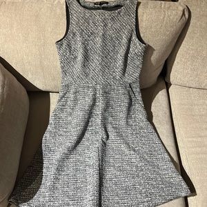 Banana Republic gray marbled sparkly dress - size 2P